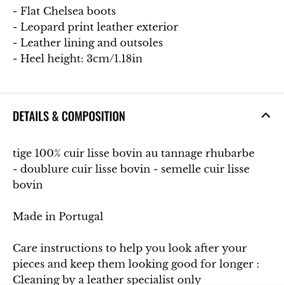 Sezane Low Henry Flat Chelsea Boots - Picture 4 of 4